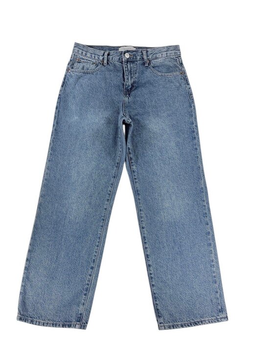 PacSun Denim - Women's PacSun Baggy Wide Leg Jeans Size 30 Mid Rise Light Wash